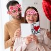 16Pcs Valentines Masks Glasses Party Favors, Theme Party Supplies Dress Up Masks Photo Booth Props Birthday Gifts, Valentines Party Supplies view 4