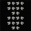 10 Pairs Forward and Reverse 2mm Three Blade Oars DIY Rc Boat Spare Part Electric Nylon Boat Oars Propellers Diameter 28mm/36mm/42mm(10pairs 2x42mm) view 2
