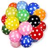 10 inch round latex polka dot balloons for party decoration and decoration (quantity: 100) view 1