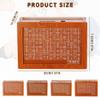 Cash Vault Wooden Savings Box,10000 Savings Challenge Box, Cash Saver Money Box, Wooden Cash Savings Box with Money Target and Numbers, Piggy Bank for Adults Kids ($3000) view 2