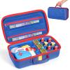 Hard Carrying Case Fits for Little Tikes Story Dream Machine Books Starter Set, Large Protective Travel Container Case for Storytime Audio Play Real for Littles Character Collection, Blue (Box Only) view 1
