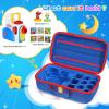 Hard Carrying Case Fits for Little Tikes Story Dream Machine Books Starter Set, Large Protective Travel Container Case for Storytime Audio Play Real for Littles Character Collection, Blue (Box Only) view 2