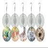 10 Pack Sublimation Wind Spinner Blanks Aluminum Wind Spinners Sublimation Blanks 2.83 Inch (72 mm) for Indoor and Outdoor Ornaments (10) view 1