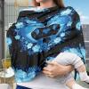 Belidome Blue Dolphin Car Seat Cover for Babies Chair, Breathable Stretch Nursing Cover Canopy view 2
