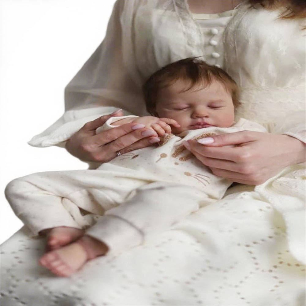 Anano 20 inch Full Silicone Baby Doll Realistic Reborn Baby Dolls Silicone Full Body Girl Realistic Toddler Doll Reborn Babies That Look Real Life Like Anatomically Correct Baby Dolls