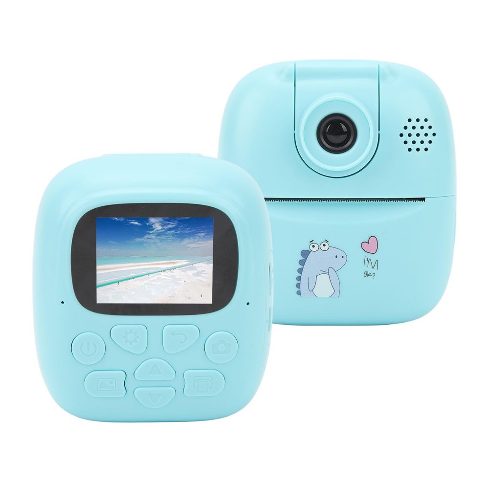 48MP Digital Print Camera, 2 in 1 Multifunctional Camera with 2.0in Pocket, Toy for Kids Children, Record Your Life Moments Indoor and Outdoor