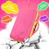Hard Carrying Case Fits for Little Tikes Story Dream Machine Books Starter Set, Large Protective Travel Container Case for Storytime Audio Play Real for Littles Character Collection, Pink (Box Only) view 3