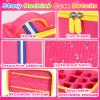 Hard Carrying Case Fits for Little Tikes Story Dream Machine Books Starter Set, Large Protective Travel Container Case for Storytime Audio Play Real for Littles Character Collection, Pink (Box Only) view 4