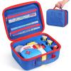 Hard Carrying Case Fits for Little Tikes Story Dream Machine Books Starter Set, Protective Travel Container Case for Storytime Audio Play Real for Littles Character Collection, Blue (Box Only) view 1