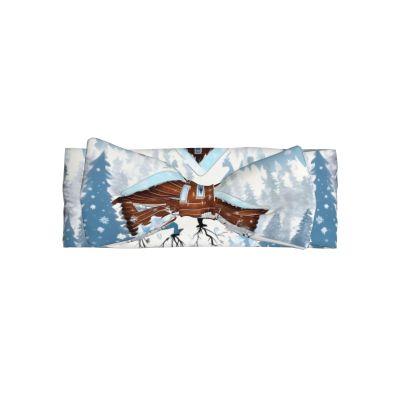 0-6 Months Children's Bow Headband, Winter Fawn Elastic Bow Hair Accessories, Hair Accessories for Newborns, Babies, Toddlers