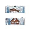 0-6 Months Children's Bow Headband, Winter Fawn Elastic Bow Hair Accessories, Hair Accessories for Newborns, Babies, Toddlers view 2