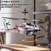 Dodoore 3.5 Channel Military RC Helicopter with LED Light, Altitude Hold, One Key Take Off/Landing, 2.4GHz RC Army Helicopter for Beginners (Green) view 3