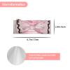 WBQLSL 0-6 Months Children's Bow Headband, Pink cherry blossom staircase Elastic Bow Hair Accessories, Hair Accessories for Newborns, Babies, Toddlers view 3