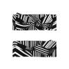 WBQLSL 0-6 Months Children's Bow Headband, Black and white geometric lines Elastic Bow Hair Accessories, Hair Accessories for Newborns, Babies, Toddlers view 2