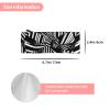 WBQLSL 0-6 Months Children's Bow Headband, Black and white geometric lines Elastic Bow Hair Accessories, Hair Accessories for Newborns, Babies, Toddlers view 3