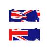 WBQLSL 0-6 Months Children's Bow Headband, Australian flag Elastic Bow Hair Accessories, Hair Accessories for Newborns, Babies, Toddlers view 2