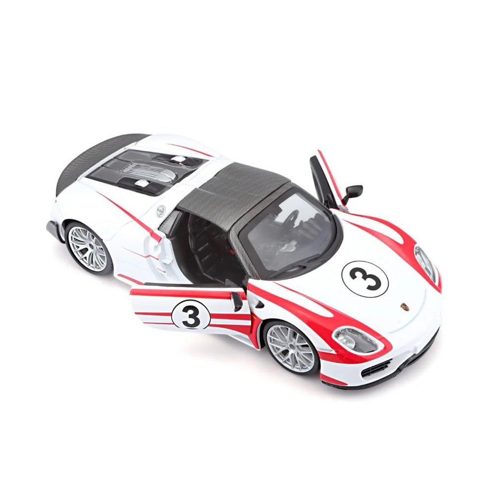 918#3 White 1/24 Diecast Model Car 28009w