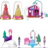 Barbie Mini BarbieLand Bundle Including 2 Holiday Dolls, 3 Snow Playsets, 3 Other 1.5-inch Dolls view 2
