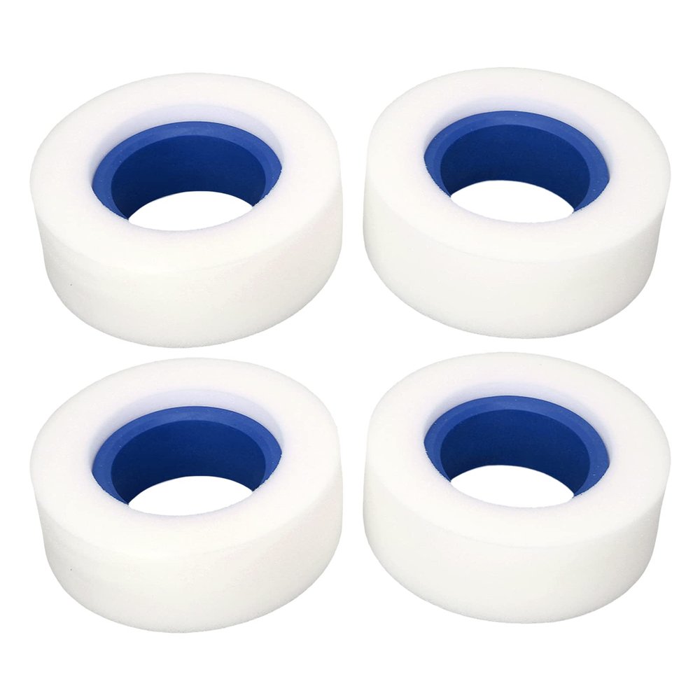 2.2 Inch Tire Inner Foam Dual Stage Softer Rubber Inserts, 4PCS RC Tire Foam 2.2 in Dual Stage Soft Sponge RC Car Crawler Tire Foam for 1/10 1/8 RC Crawler Comfortable Sponge