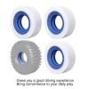 2.2 Inch Tire Inner Foam Dual Stage Softer Rubber Inserts, 4PCS RC Tire Foam 2.2 in Dual Stage Soft Sponge RC Car Crawler Tire Foam for 1/10 1/8 RC Crawler Comfortable Sponge view 3