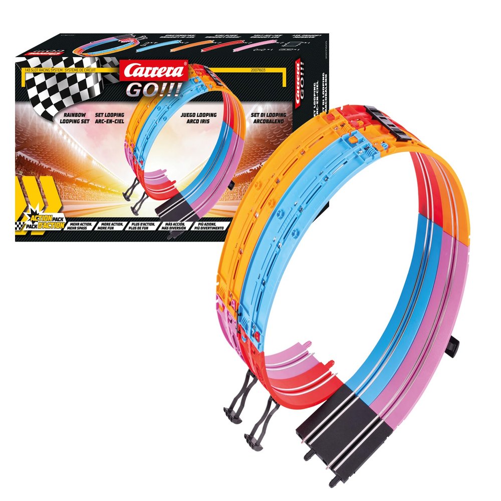 Carrera 71603 Rainbow Looping Set Track Section Part for Use with GO and Digital 143 Slot Car Sets