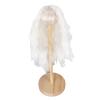 1/6 Doll Wig, High Temp Silk Hair, Long Curly Style, Easy Styling and Maintenance, with Wig Only, for 15.5 17cm Doll Heads (Moon White) view 1