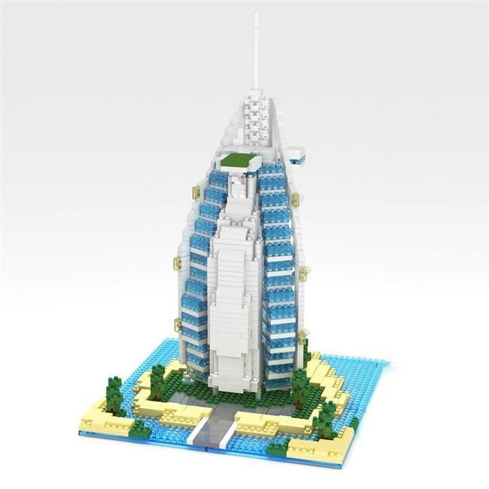 212 Main Burj Al Arab Hotel in Dubai Micro Blocks Set