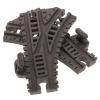 ibasenice 2pcs Flexible Train Track for Boy Girl Unique Deformation Design Creative Play for Imaginative Fun Compatible with Major Train Brands for Space Toys and view 1
