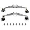 JunZheHub Leaf Spring Shock Absorber Components for 1/14 Scale RC Vehicles, unpowered suspensions view 1
