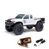 Axial RC Truck 1/24 SCX24 Base Camp 4x4 Rock Crawler Brushed RTR(Everything Needed to Run is Included) - White, AXI-1219T1 view 1