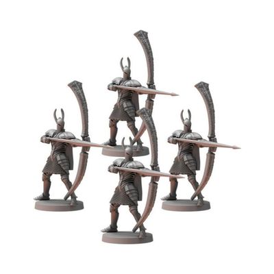 212 Main DS Mini Silver Knight Greatbowmen Miniature