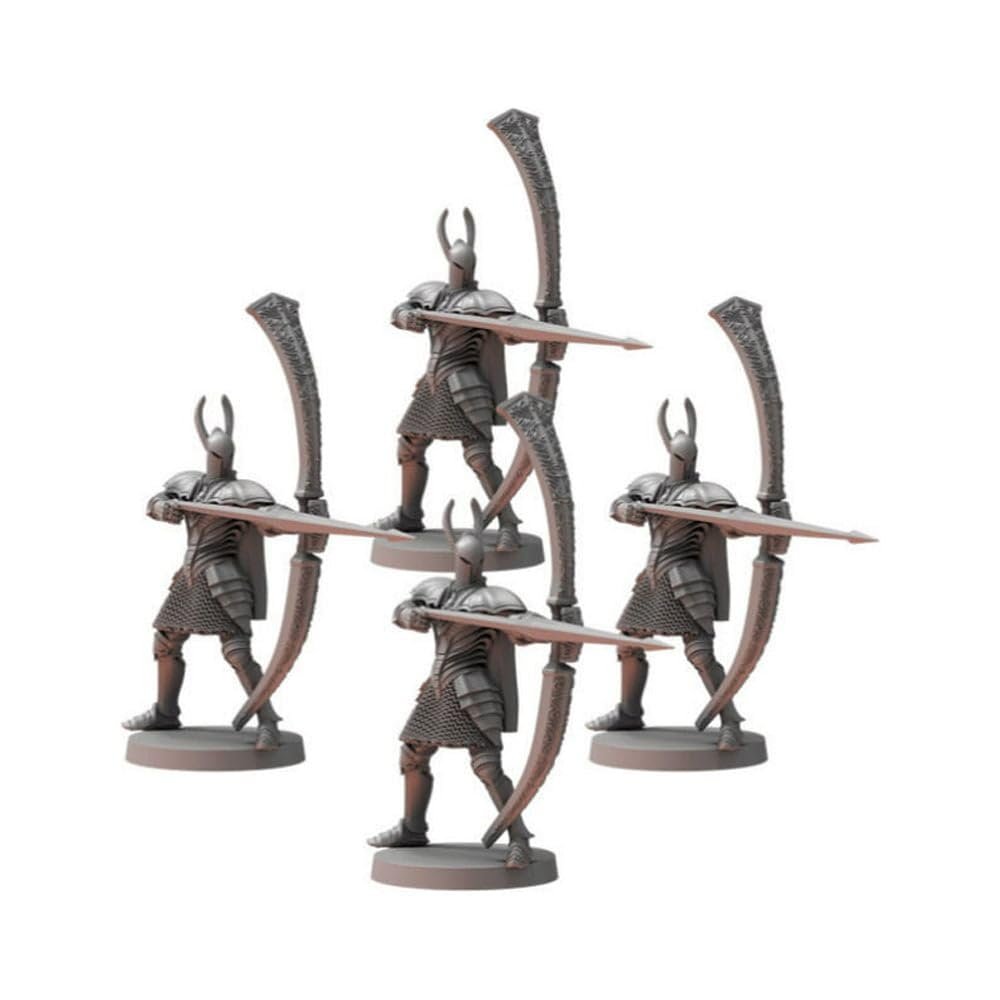 212 Main DS Mini Silver Knight Greatbowmen Miniature
