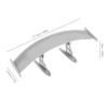BUGUUYO Model Car Tail Wing Mini Drift Car Rear Spoiler Auto Tail Wing Pp Material Easy Install view 2