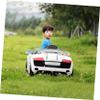 BUGUUYO Model Car Tail Wing Mini Drift Car Rear Spoiler Auto Tail Wing Pp Material Easy Install view 3