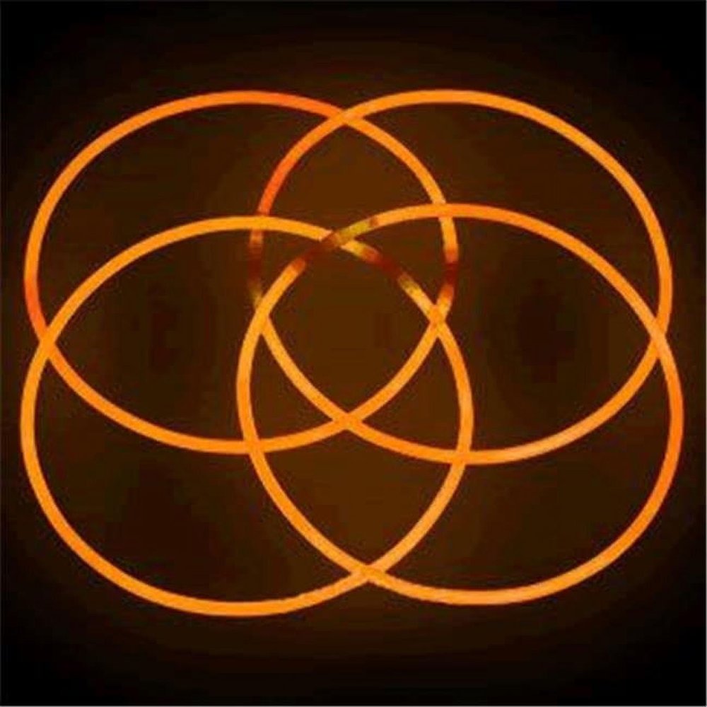212 Main Glow Necklace Tube of Fifty Orange