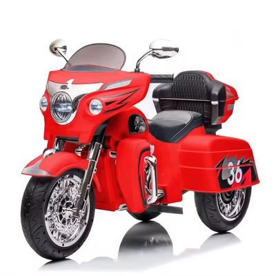 Kids Motorcycle,Ride on Motorcycle,Children Electric Motorcycle,Motorbike for Kids with Key Start /3 Wheels Headlight/Storage Box/Two Motor
