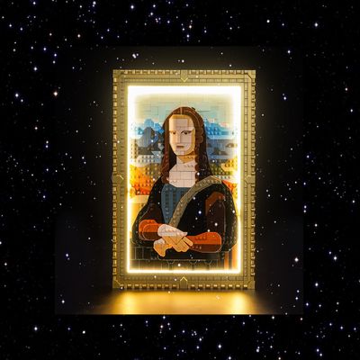 Brick Shine Light Kit for Mona Lisa 31213 (Model Set is not Included) (Classic)
