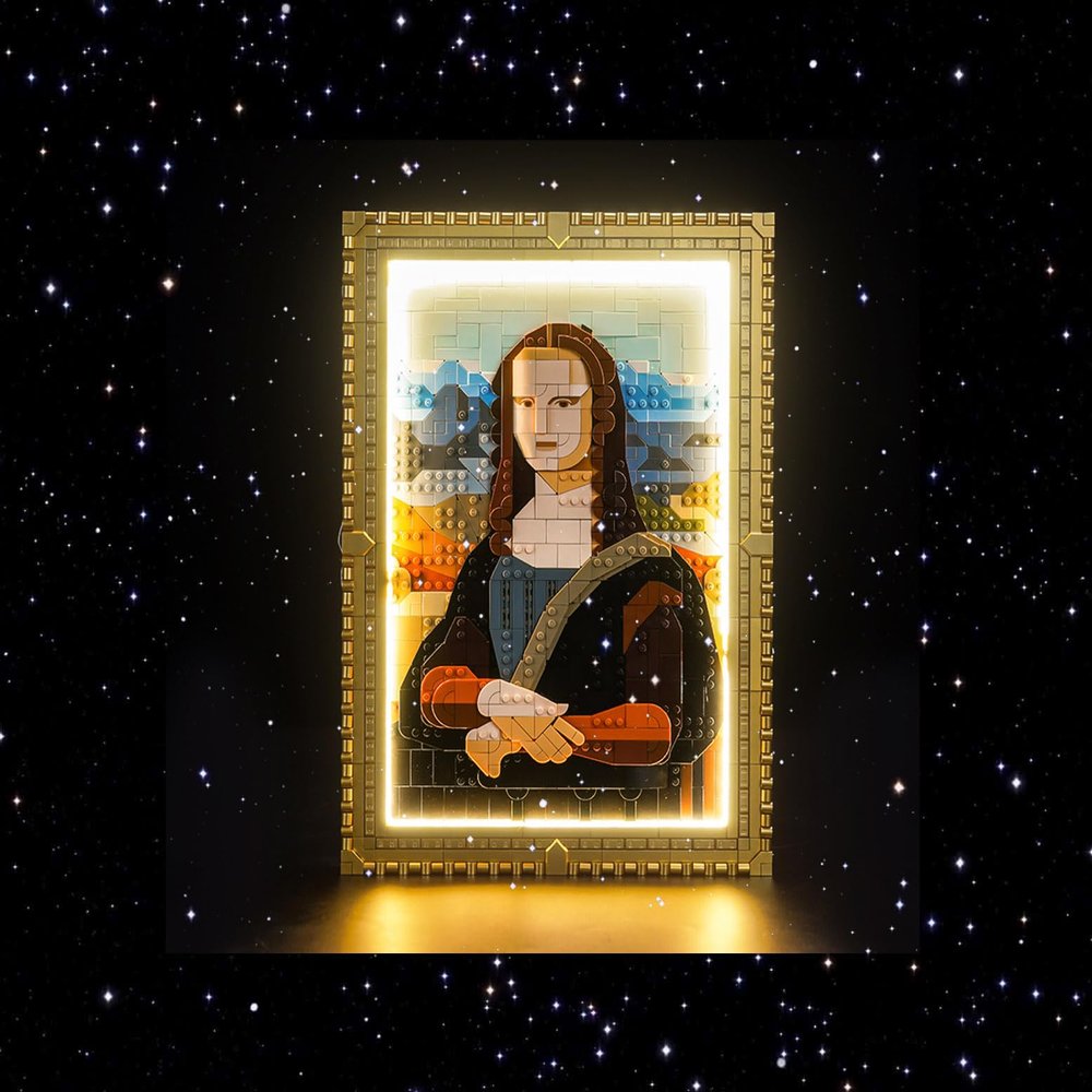 Brick Shine Light Kit for Mona Lisa 31213 (Model Set is not Included) (Classic)