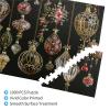 1000 Piece Puzzle for Adults and Family Christmas Ornaments Holiday Tree Flowers Stars Winter Wooden Training Decompression Winter Holiday Festival Toy Play Games 29.5'' x 19.6'' view 2
