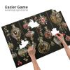 1000 Piece Puzzle for Adults and Family Christmas Ornaments Holiday Tree Flowers Stars Winter Wooden Training Decompression Winter Holiday Festival Toy Play Games 29.5'' x 19.6'' view 3