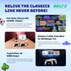Boltz Retro Stick Gaming Stick  Retro Gaming Console with 40,000+ Classic Video Games, 9 Emulators, 128GB Storage, Plug & Play 4K HDMI Output, Includes 2 Wireless 2.4GHz Controllers view 3