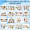 Windkream 16 Pack Felt Board Story Sets Flannel Felt Story Board Pieces with a Multi Functional Pieces Storage Binder and 16 Pcs Pocket for Activities Time(Bible Stories) view 4