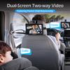 Itomoro Baby Car Camera, 5"+7" 1080P Dual Screen Car Baby Camera with Two-Way Video, Music & Video Play Supported, Night Vision & 150 Wide View Baby Monitor for Car Backseat with 64GB Storage-ACZ419 view 2