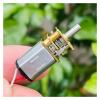 10mm*12mm N20 Gear Electronic Starter DC 5V 6V 9V 12V 80RPM Slow Speed Full Metal Reduction Gearbox Large Torque Smart Car Robot view 3