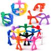 BlissfulTie Magnetic-People-Magnet-Men Toys, Magnetic Travel Toys Portable, Clever Fun Magnets for Kids, Fridge Magnets for Refrigerator, Door, Classroom Fun 10 Pcs view 1