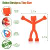 BlissfulTie Magnetic-People-Magnet-Men Toys, Magnetic Travel Toys Portable, Clever Fun Magnets for Kids, Fridge Magnets for Refrigerator, Door, Classroom Fun 10 Pcs view 2