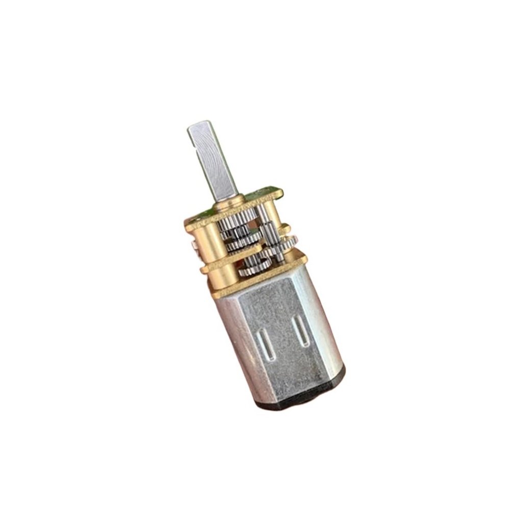 N20 Gear Electronic Starter DC 3V-6V 5V 50RPM Slow Speed D-Shaft Metal Geared Electronic Starter Flat Shaft DIY Robot Smart Car Lock