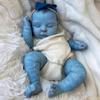 20 inch Realistic Avatar Figures Toys Soft Vinyl Avatar Reborn Baby Dolls Glow in the Dark Asleep Newborn Silicone Toddler Play Alien Doll with Feeding Kits Birthday Xmas Gift Set for Girls Ages 3+ view 1