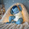 20 inch Realistic Avatar Figures Toys Soft Vinyl Avatar Reborn Baby Dolls Glow in the Dark Asleep Newborn Silicone Toddler Play Alien Doll with Feeding Kits Birthday Xmas Gift Set for Girls Ages 3+ view 4