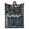 KEEPASSION Custom Name Blanket for Kids Adults, Personalized Blanket with NameCustomized Baby Blanket for Girls Boys, Personalized Birthday for Kids Adult view 1